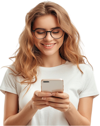 Woman with Smartphone